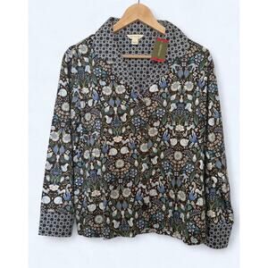 Vera Bradley 100% Cotton Pajama Top Size M New With Tags